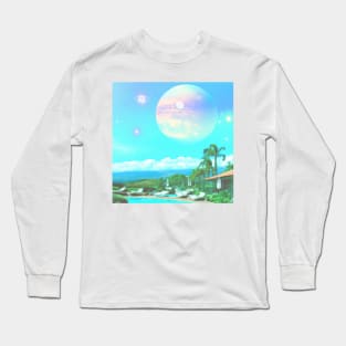 Moon Vacation Long Sleeve T-Shirt